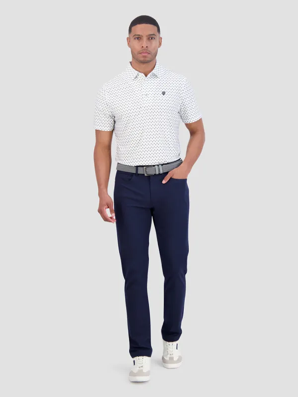 Chequerboard Geo - White sold by Ben Sherman