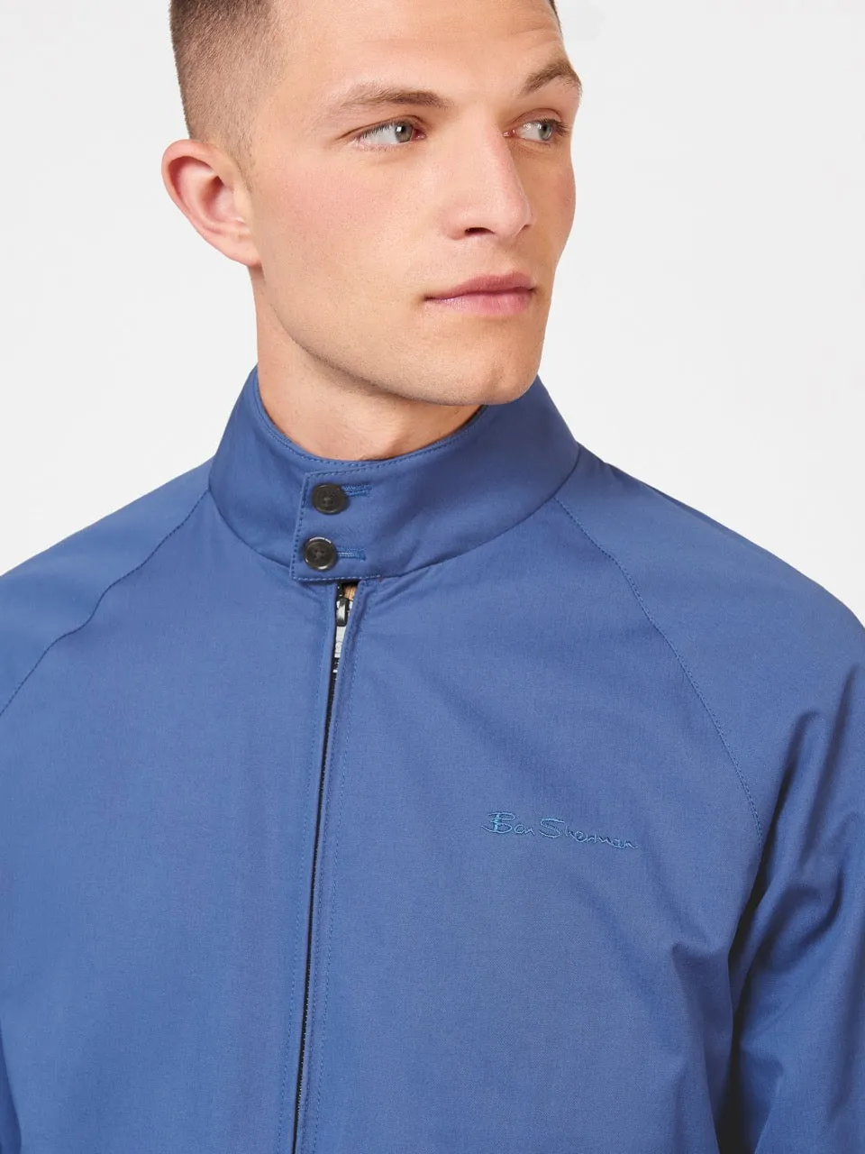 Signature Harrington Jacket - Riviera Blue sold by Ben Sherman product image thumbnail 4