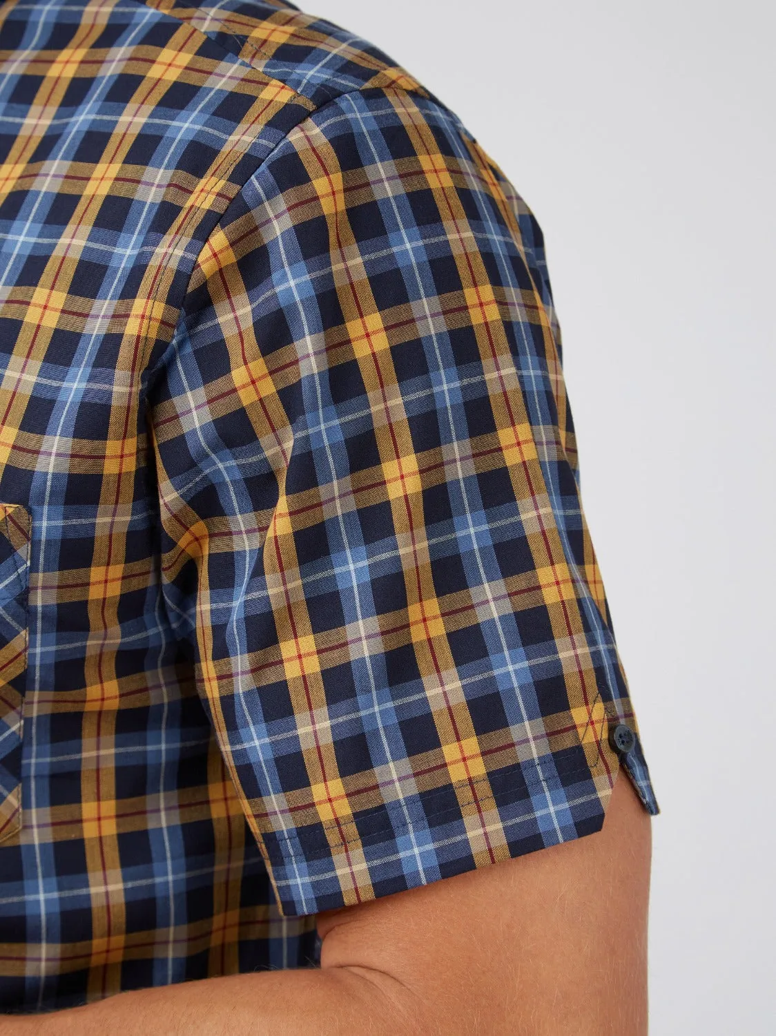 Gingham Check Short-Sleeve Shirt sold by Ben Sherman product image thumbnail 4