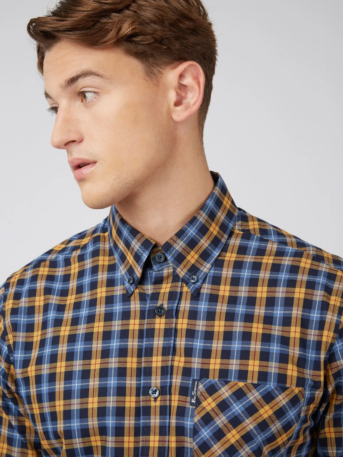 Gingham Check Short-Sleeve Shirt sold by Ben Sherman product image thumbnail 3
