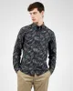 Long-Sleeve Large Paisley-Print Shirt - Midnight sold by Ben Sherman