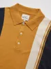 Signature Mod Knit Colorblock Polo - Sunflower sold by Ben Sherman