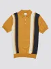 Signature Mod Knit Colorblock Polo - Sunflower sold by Ben Sherman