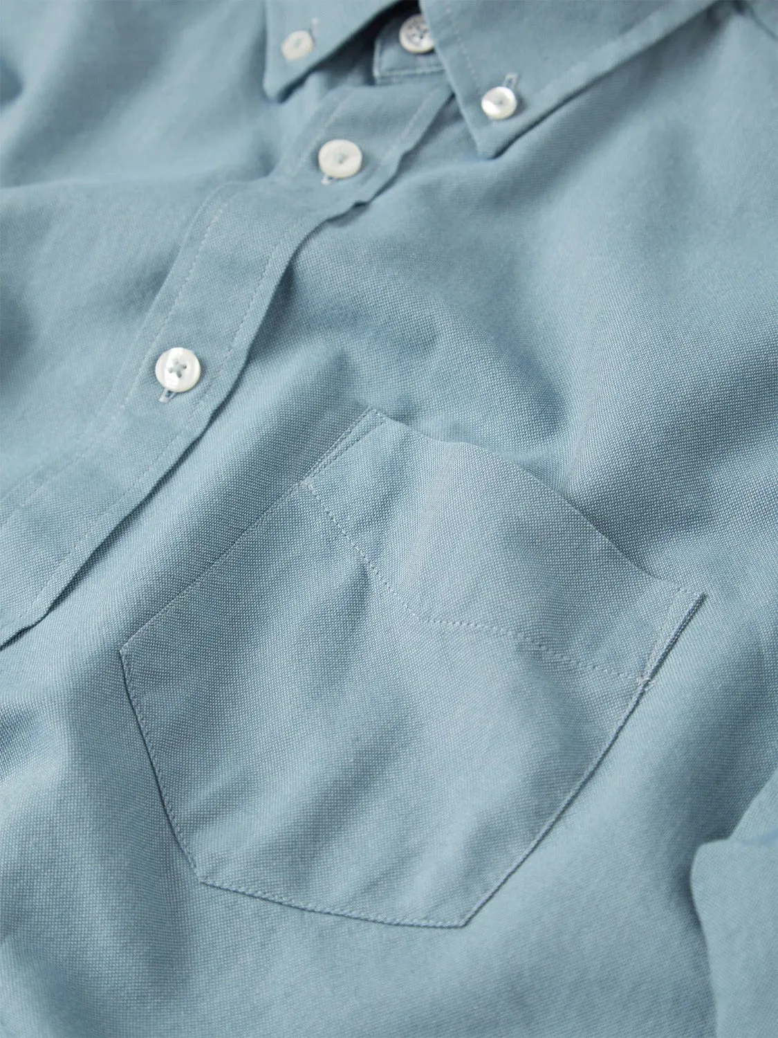 Signature Organic Oxford Shirt - Blue Shadow sold by Ben Sherman product image thumbnail 5