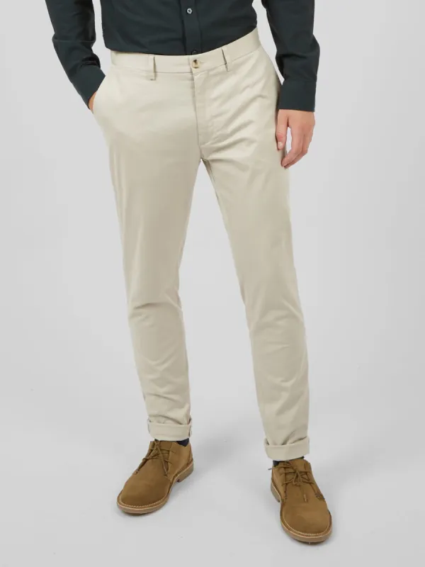 Signature Skinny Stretch Chino Pant - Putty sold by Ben Sherman