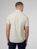 Signature Mod Stripe Shirt - Fog sold by Ben Sherman