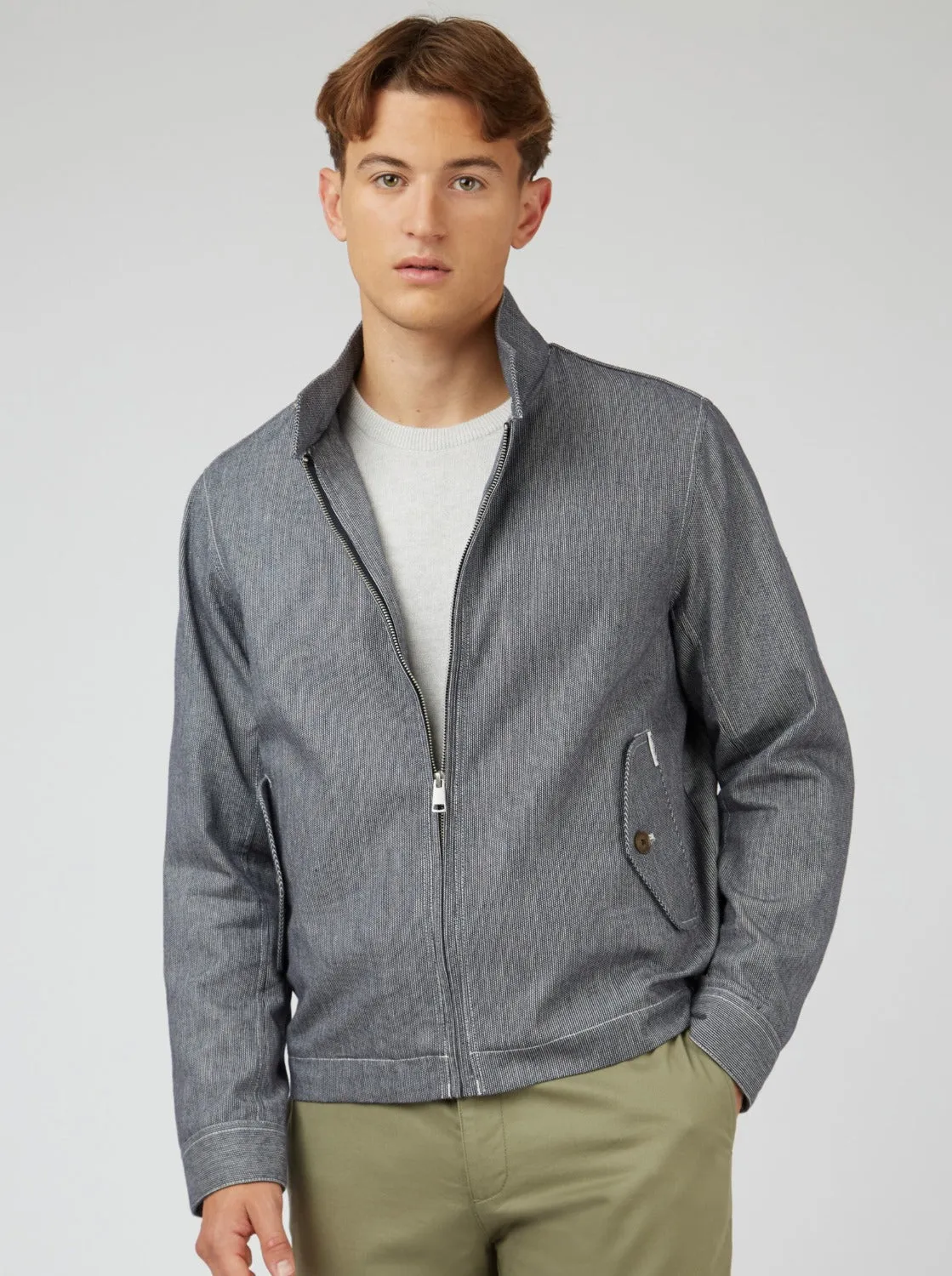 Signature Lightweight Harrington Jacket sold by Ben Sherman