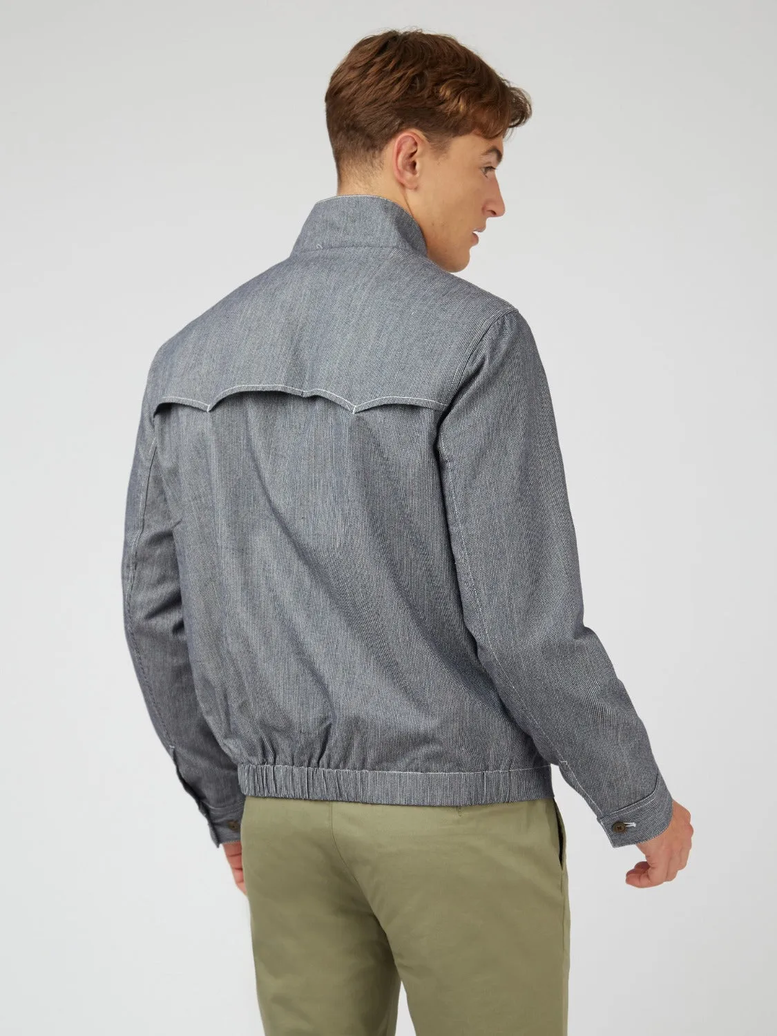 Signature Lightweight Harrington Jacket sold by Ben Sherman product image thumbnail 4