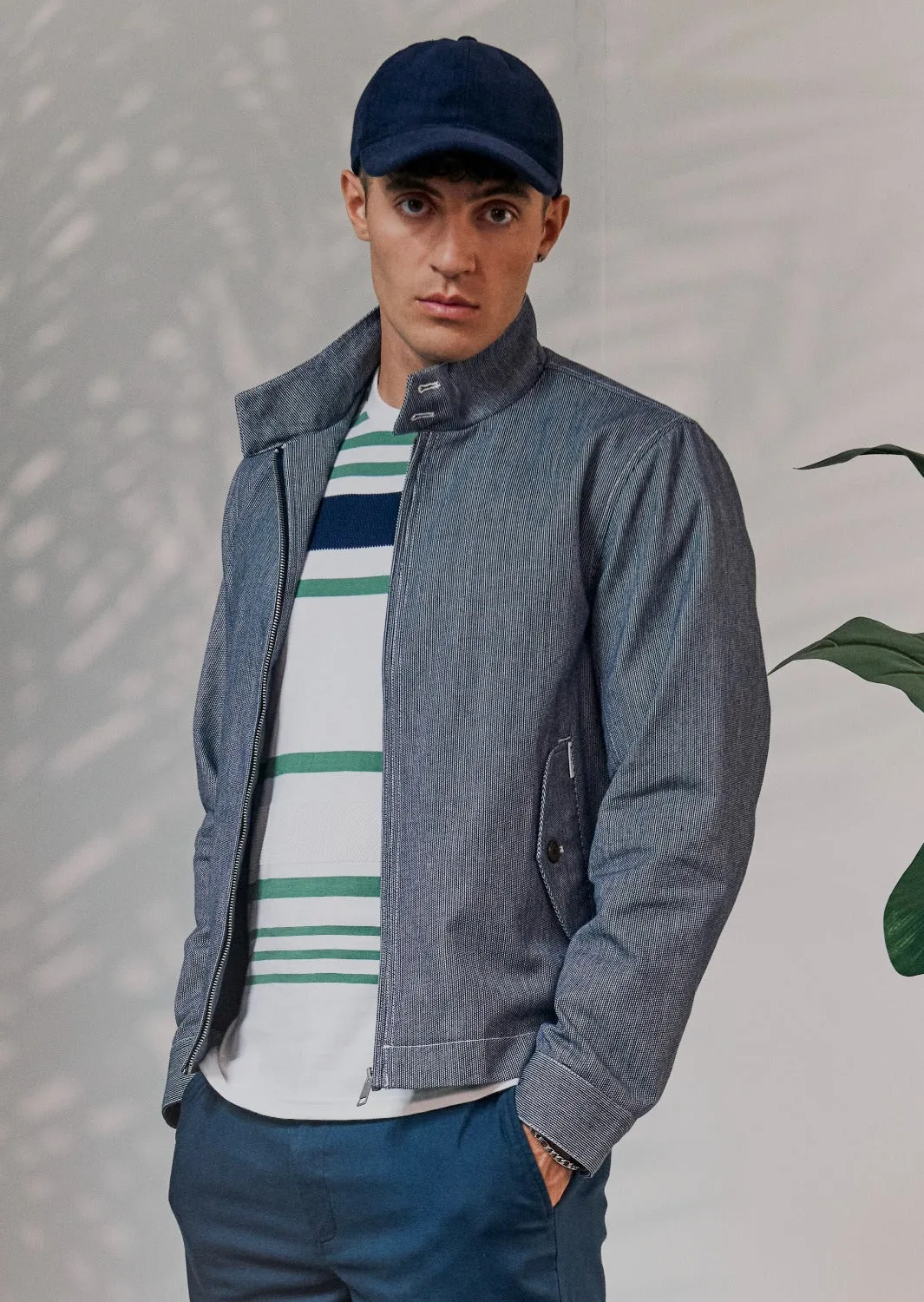 Signature Lightweight Harrington Jacket sold by Ben Sherman product image thumbnail 5