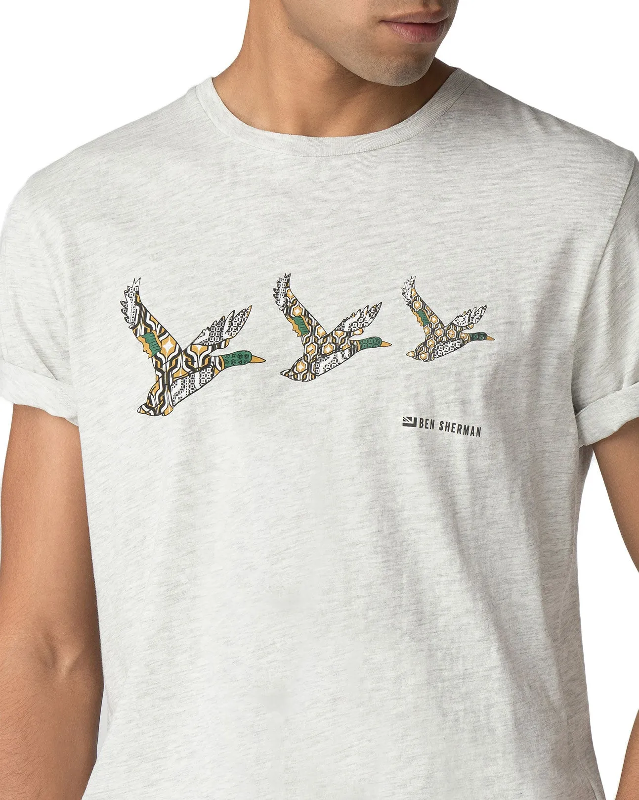 Triple Duck Graphic Tee - Silk sold by Ben Sherman product image thumbnail 2