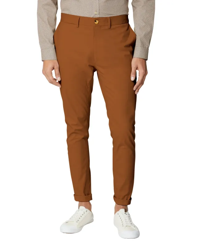 Signature Skinny Stretch Chino Pant - Tan sold by Ben Sherman