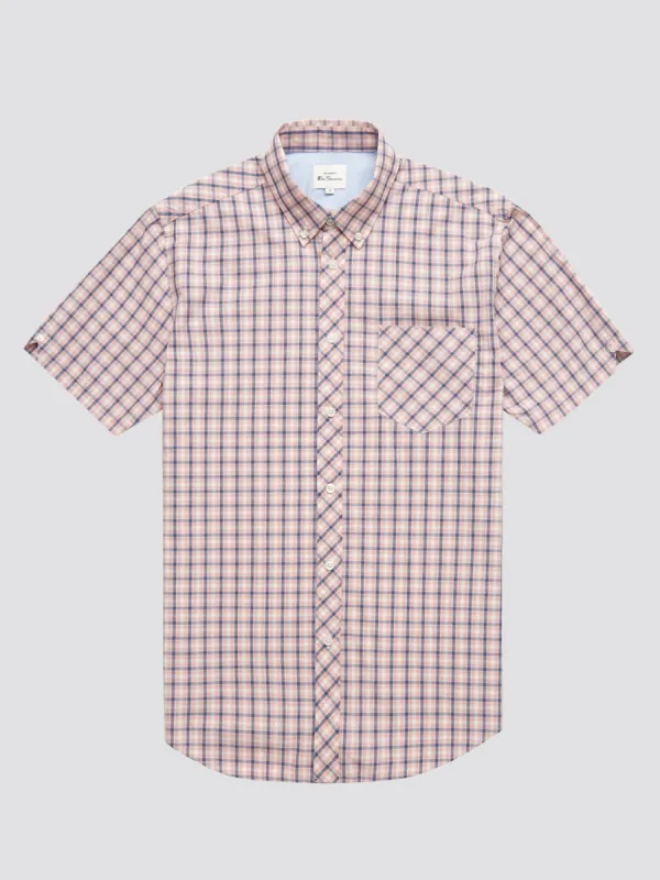 Signature House Check Shirt - Light Pink sold by Ben Sherman