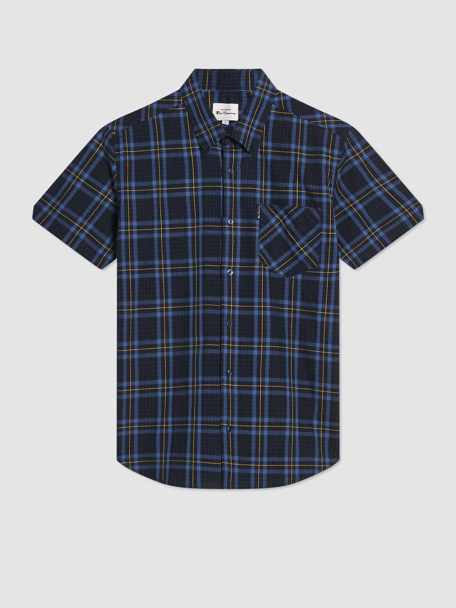 Frame Check Short-Sleeve Shirt sold by Ben Sherman product image thumbnail 3