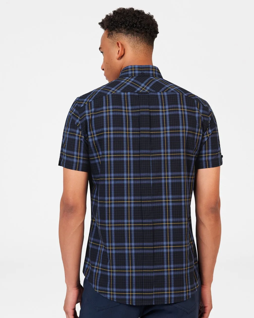 Frame Check Short-Sleeve Shirt sold by Ben Sherman product image thumbnail 5