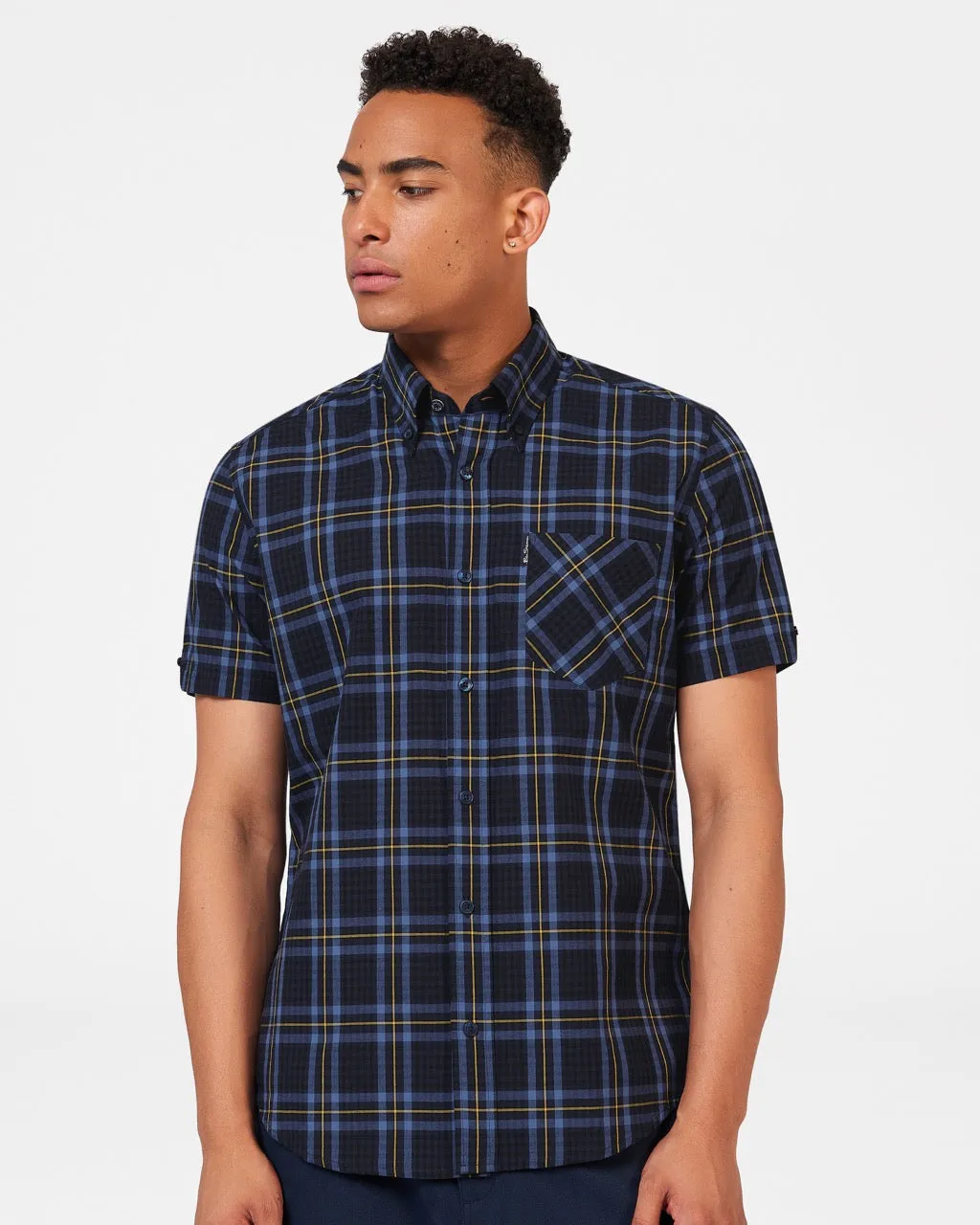 Frame Check Short-Sleeve Shirt sold by Ben Sherman product image thumbnail 2