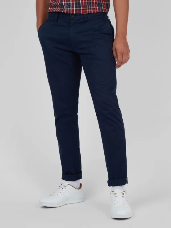 Signature Skinny Stretch Chino Pant - Dark Navy sold by Ben Sherman