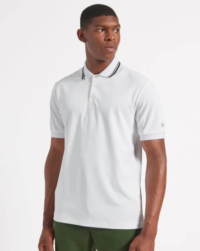 360 Motion Stretch Polo - Bright White sold by Ben Sherman