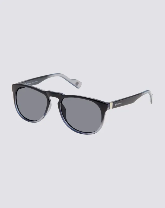 Charles Polarized Eco-Green Sunglasses - Navy Fade sold by Ben Sherman