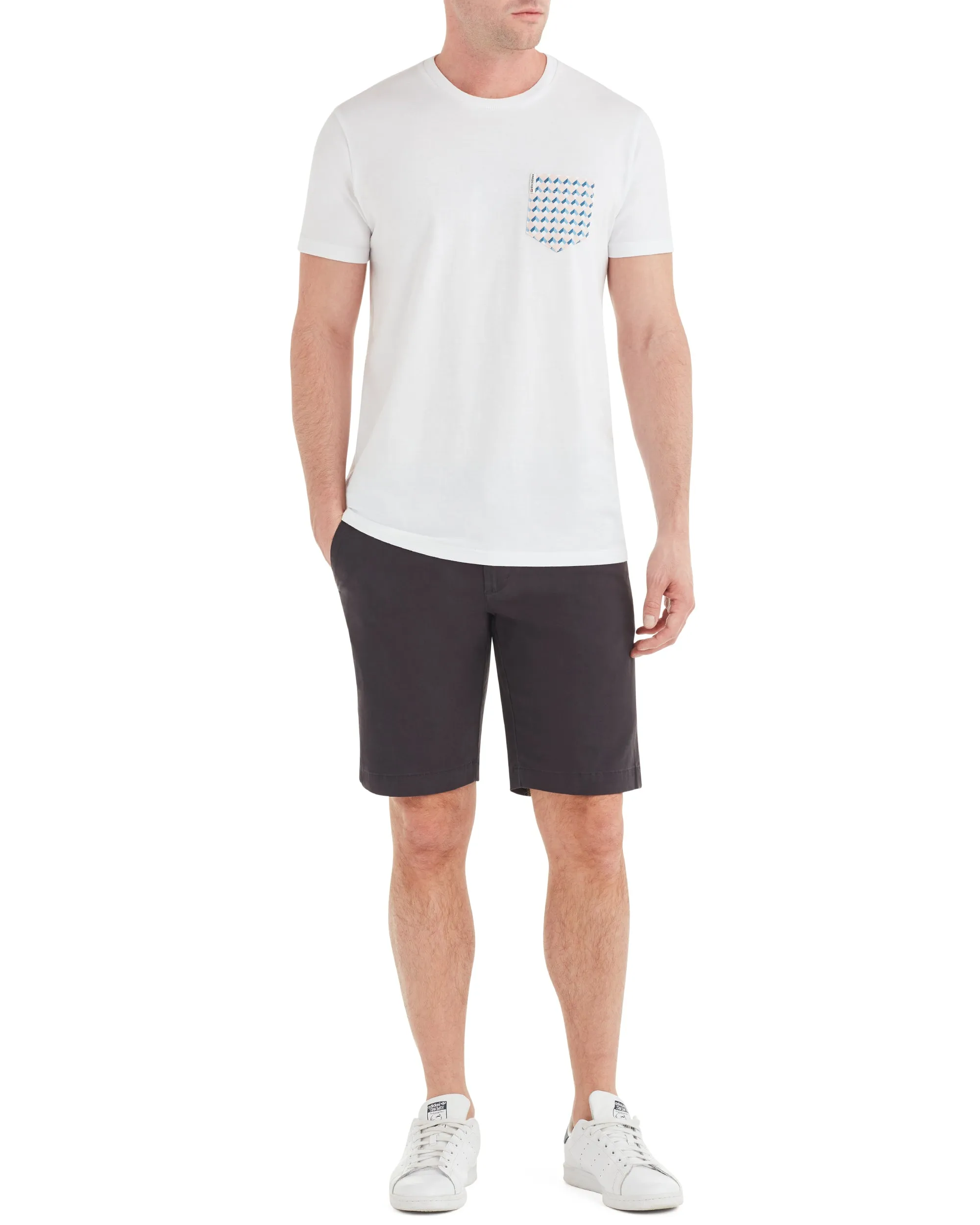 Brushed Stretch Cotton Short - Dark Navy sold by Ben Sherman product image thumbnail 4