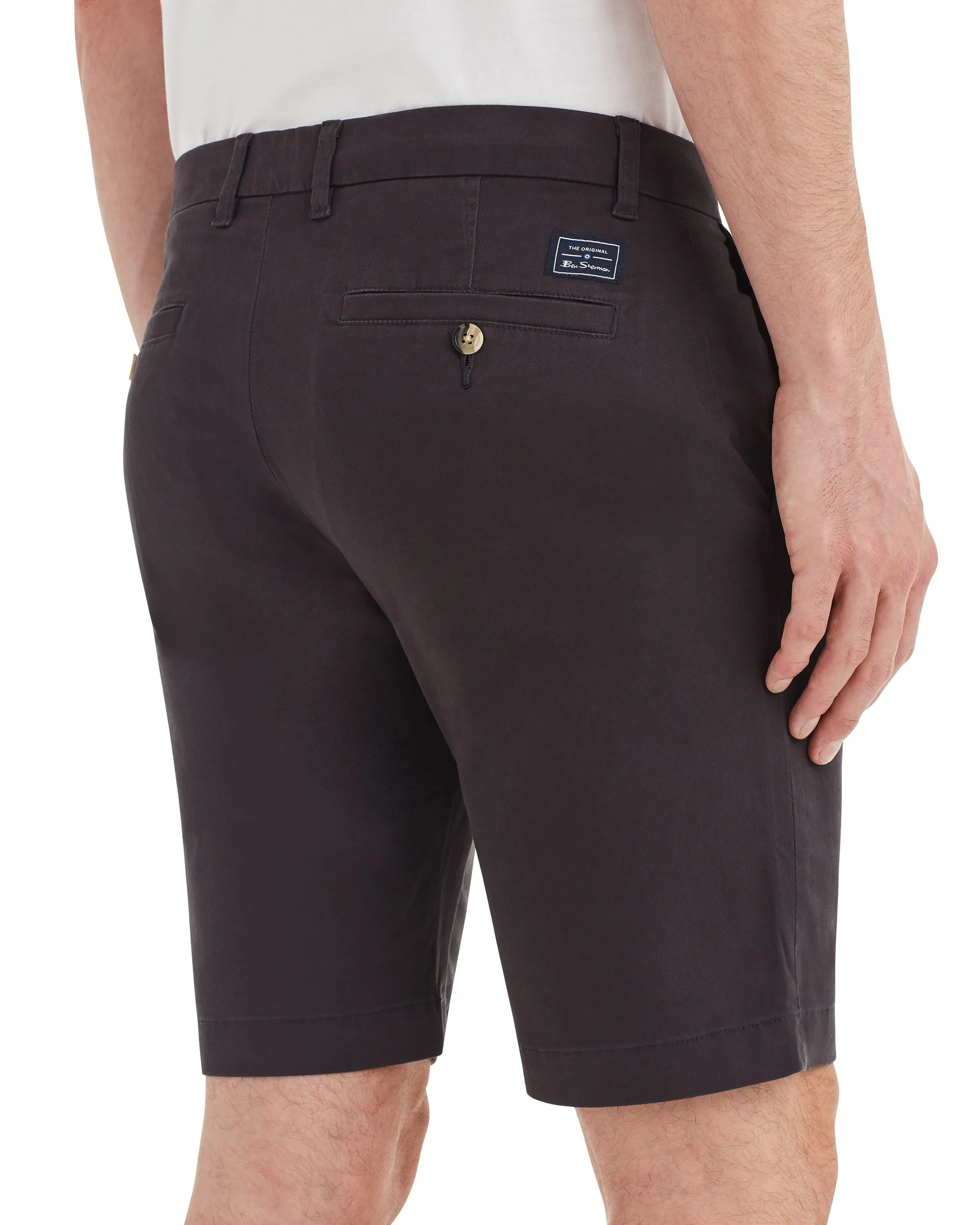 Brushed Stretch Cotton Short - Dark Navy sold by Ben Sherman product image thumbnail 3