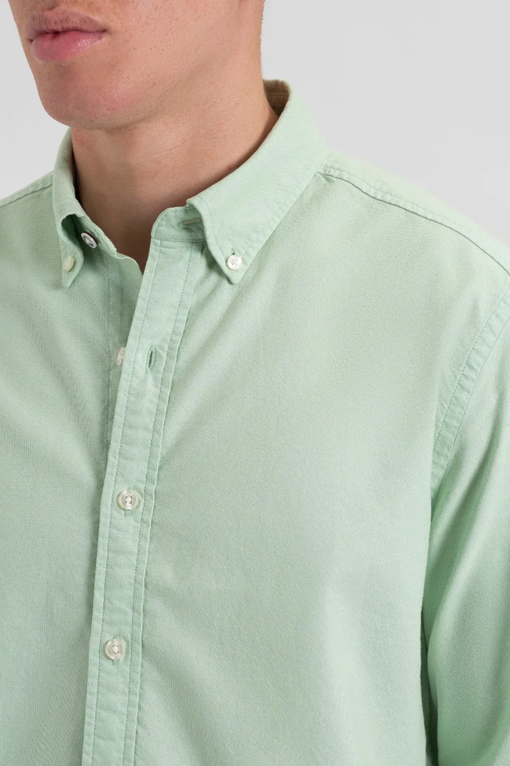 St. Ives Resort Oxford Shirt - Pistachio sold by Ben Sherman product image thumbnail 3