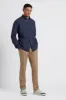 Beatnik Oxford Garment Dye Shirt - Indigo sold by Ben Sherman