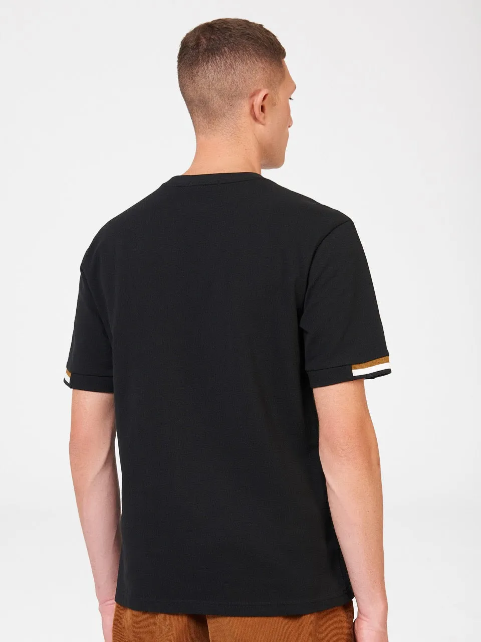 Signature Pique Tee - Black sold by Ben Sherman product image thumbnail 4