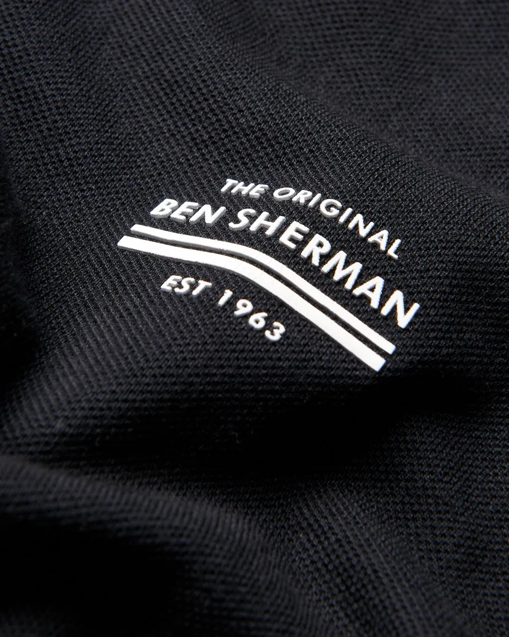Signature Pique Tee - Black sold by Ben Sherman product image thumbnail 5