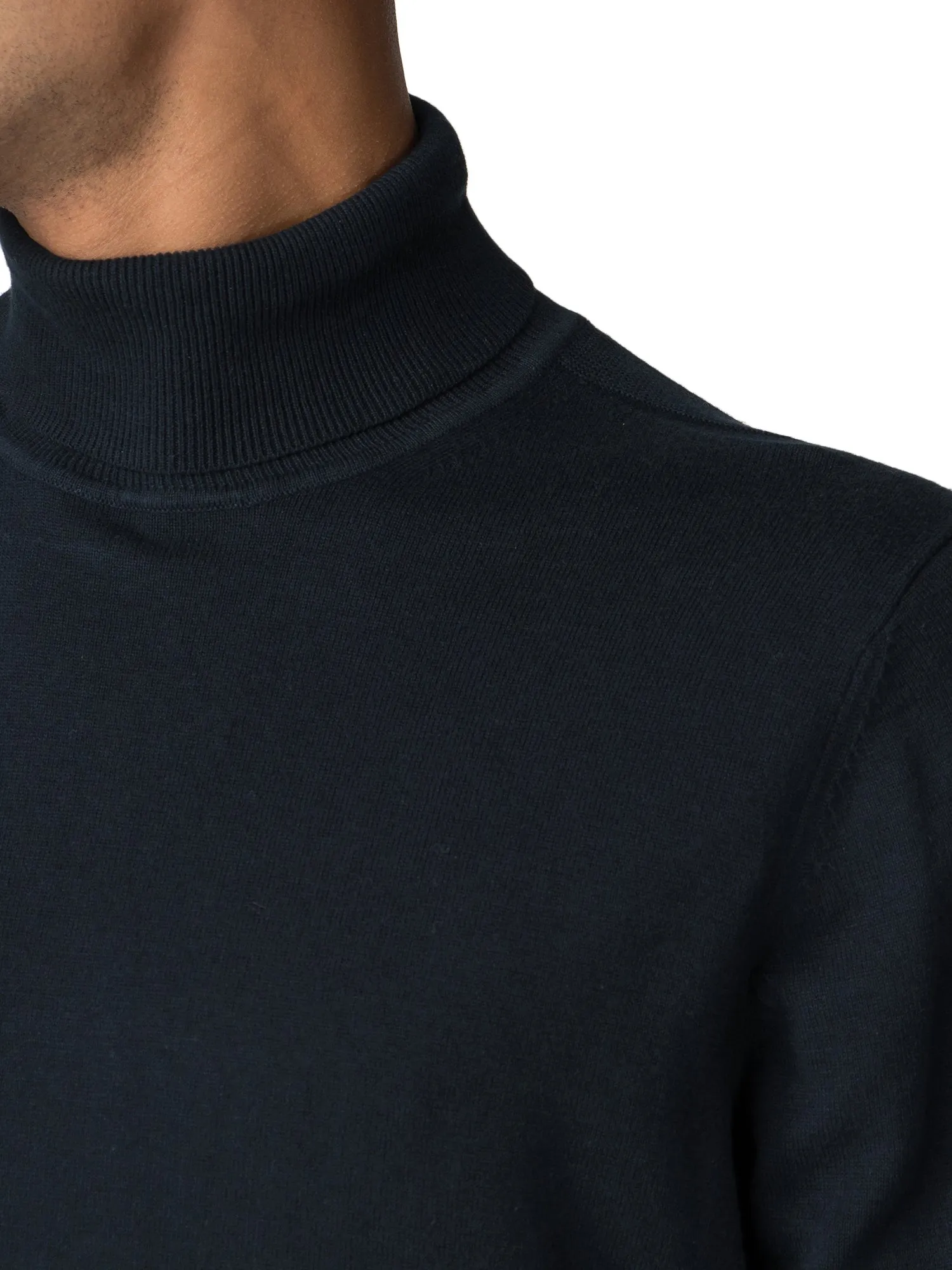 Fine Gauge Roll Neck Sweater - Dark Navy sold by Ben Sherman product image thumbnail 2
