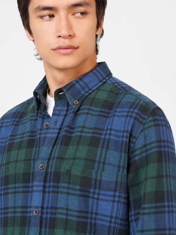 Signature Tartan Check Shirt - Fraser Green sold by Ben Sherman