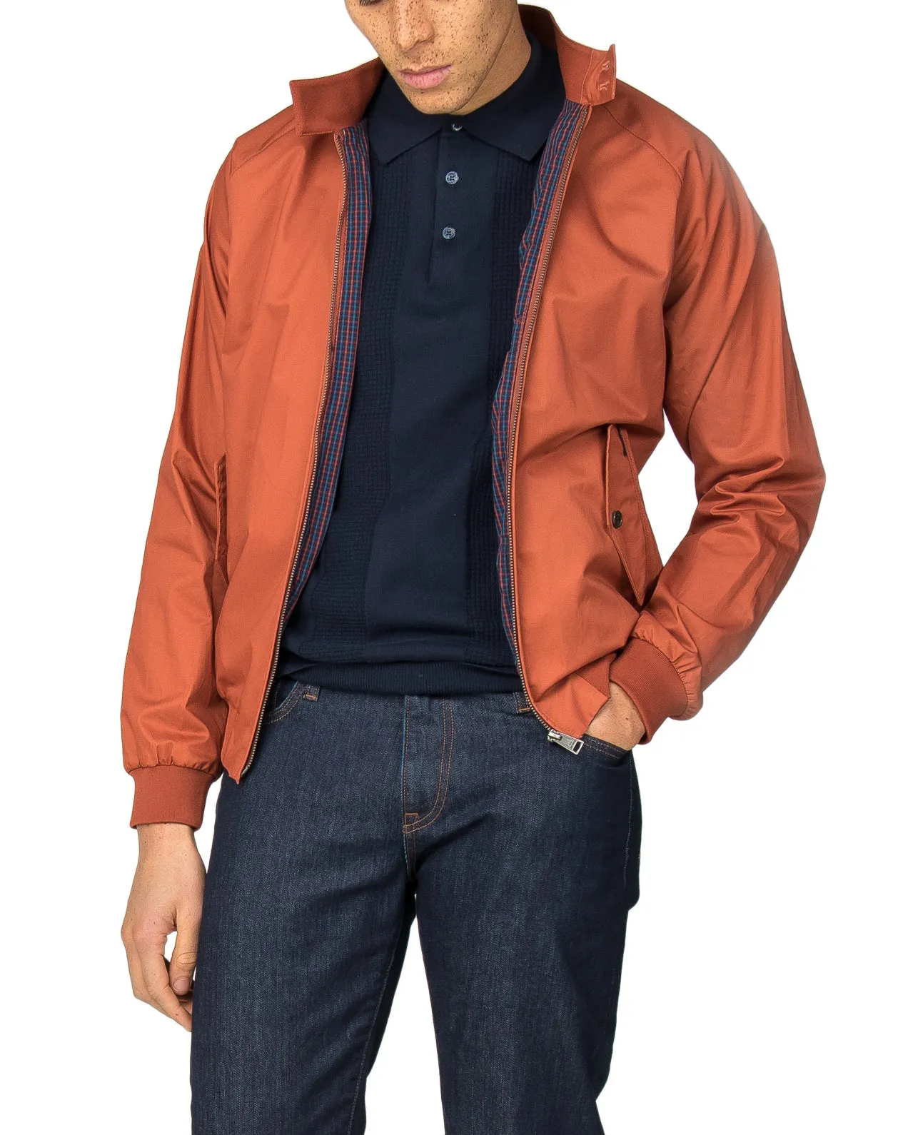 Harrington Jacket - Cinnamon sold by Ben Sherman