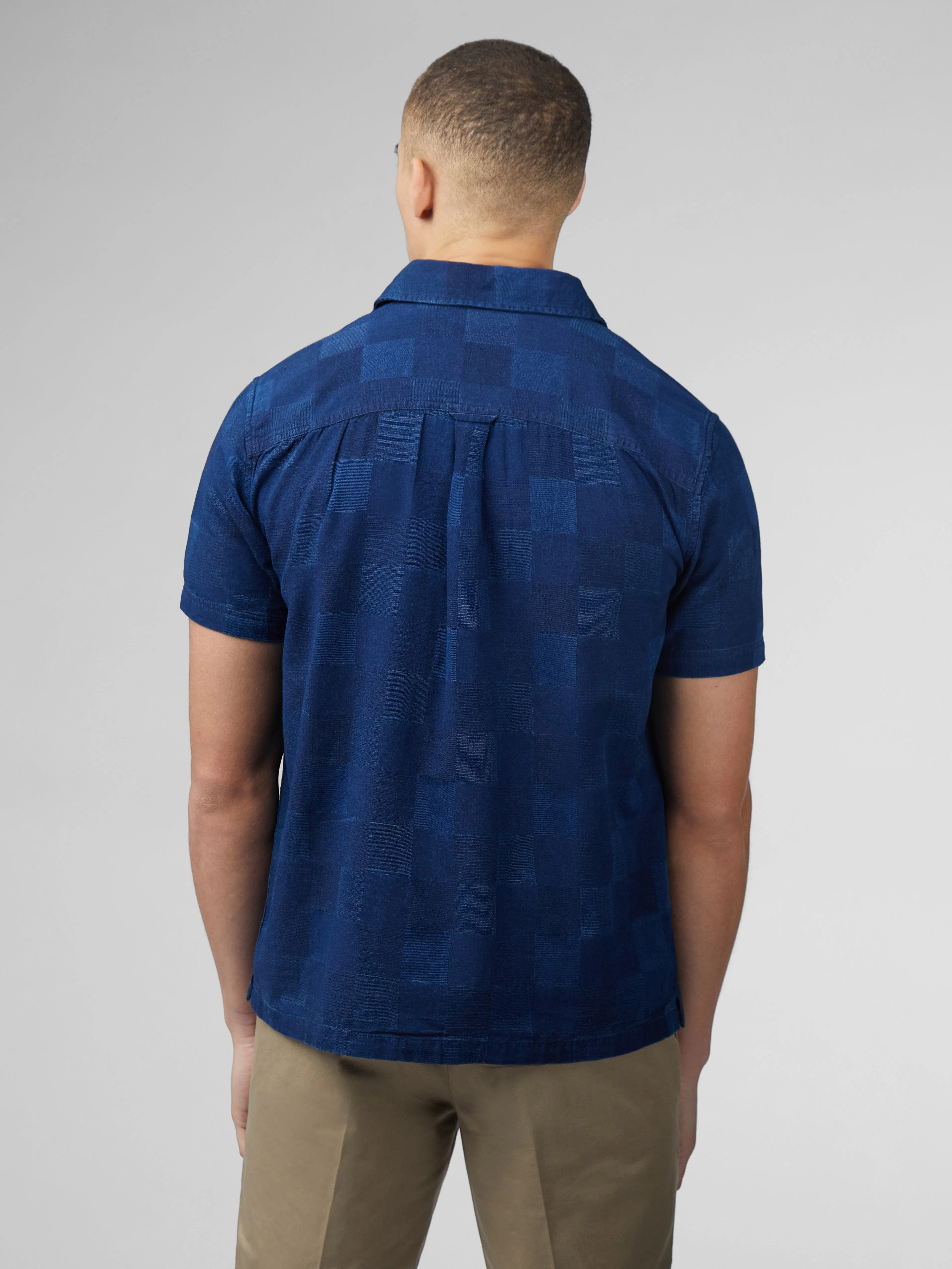 B by Ben Sherman Indigo Check Shirt - Dark Navy sold by Ben Sherman product image thumbnail 3