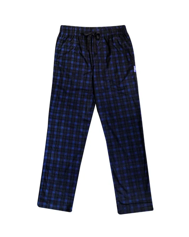Men's Microfleece PJ Pants - Black/Blue sold by Ben Sherman