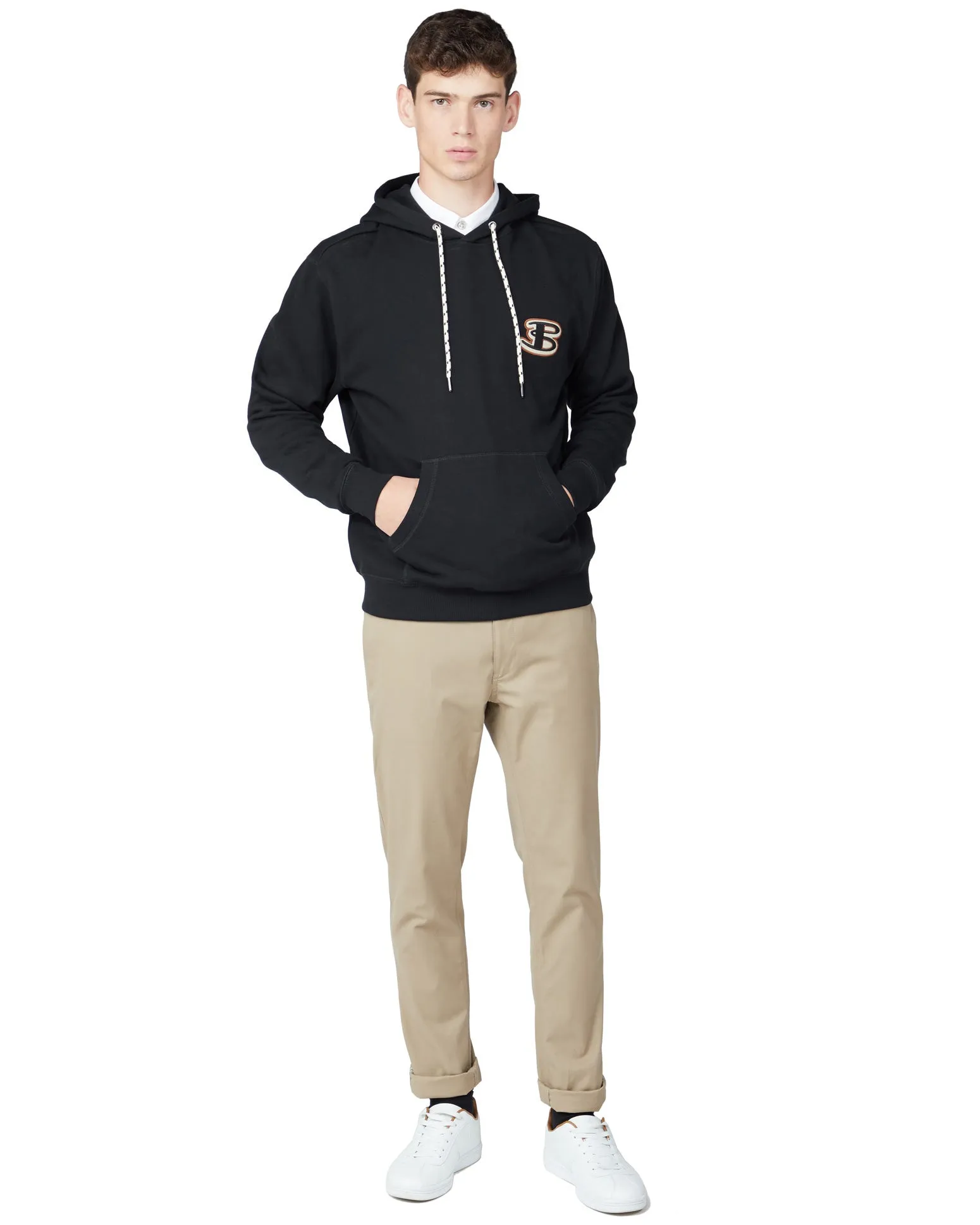B by Ben Sherman Logo Hoodie - Black sold by Ben Sherman product image thumbnail 4
