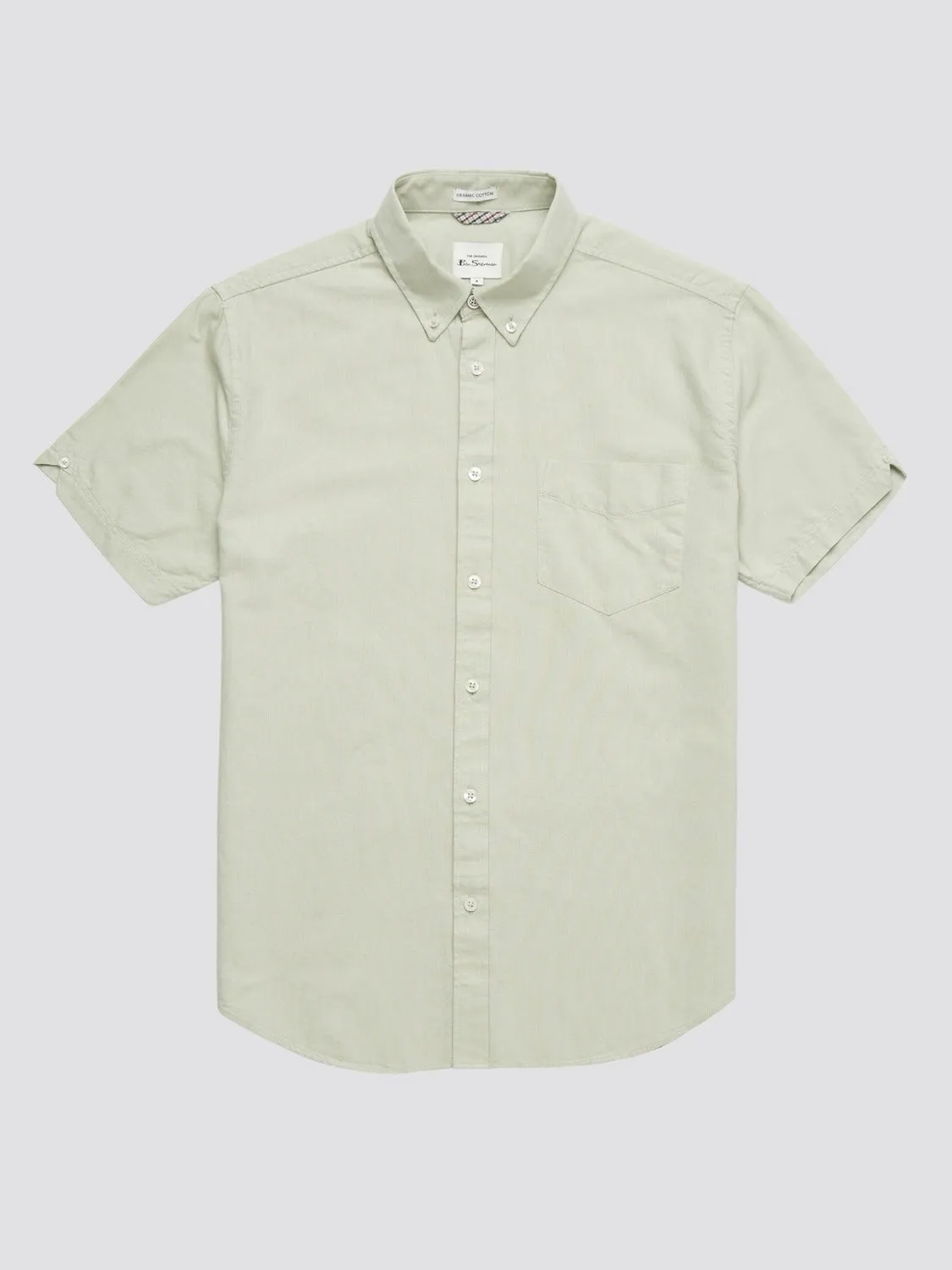 Signature Oxford Shirt - Pistachio sold by Ben Sherman product image thumbnail 5