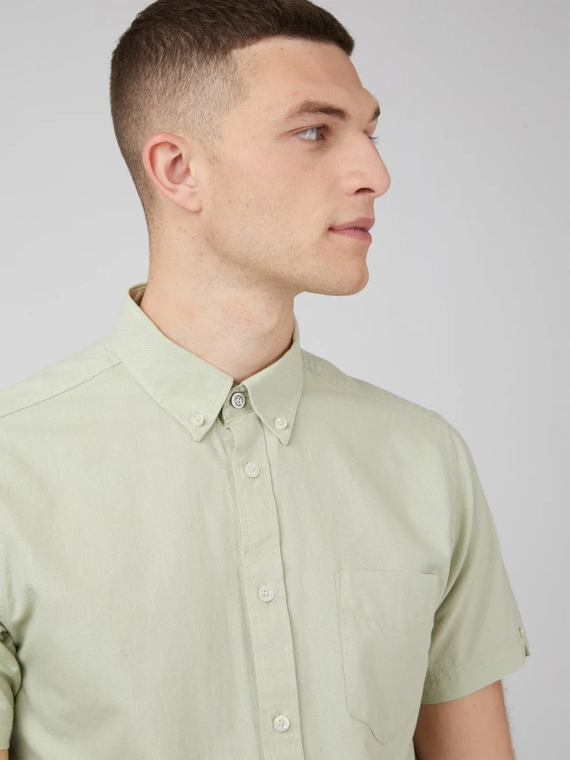Signature Oxford Shirt - Pistachio sold by Ben Sherman
