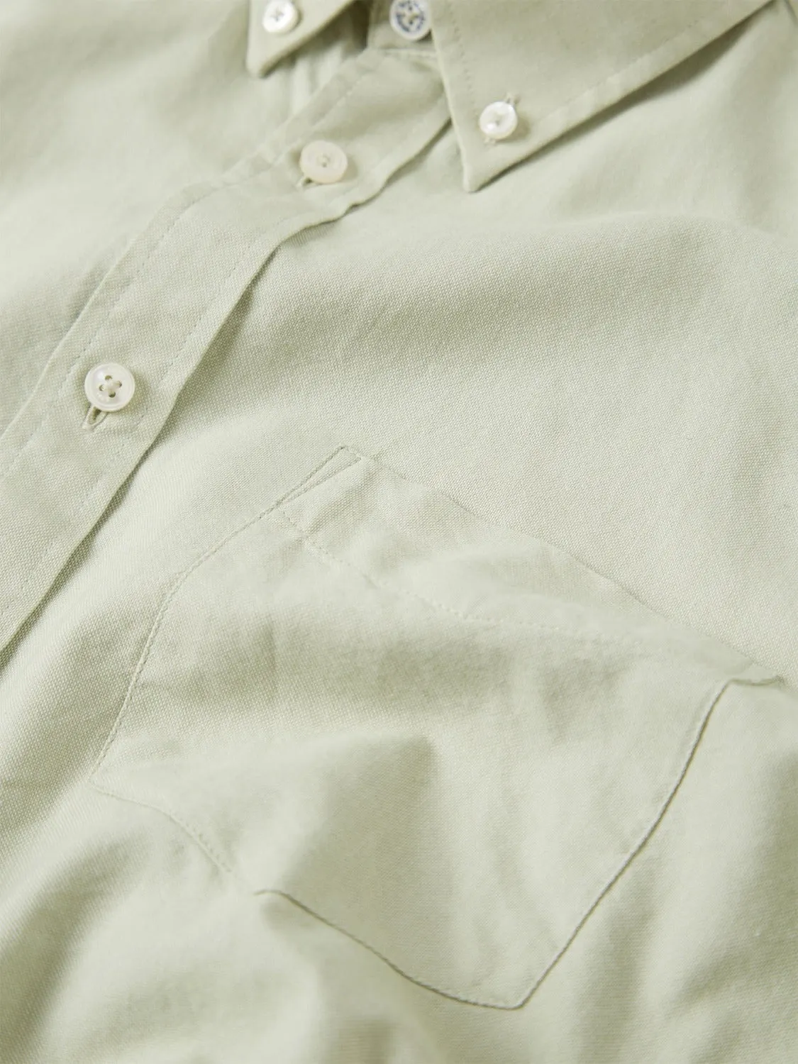 Signature Oxford Shirt - Pistachio sold by Ben Sherman product image thumbnail 4