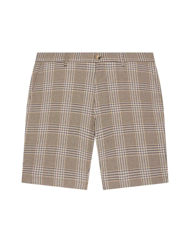 Seersucker Check Short - Putty sold by Ben Sherman