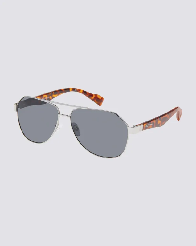 Alfie Polarized Aviator Sunglasses sold by Ben Sherman
