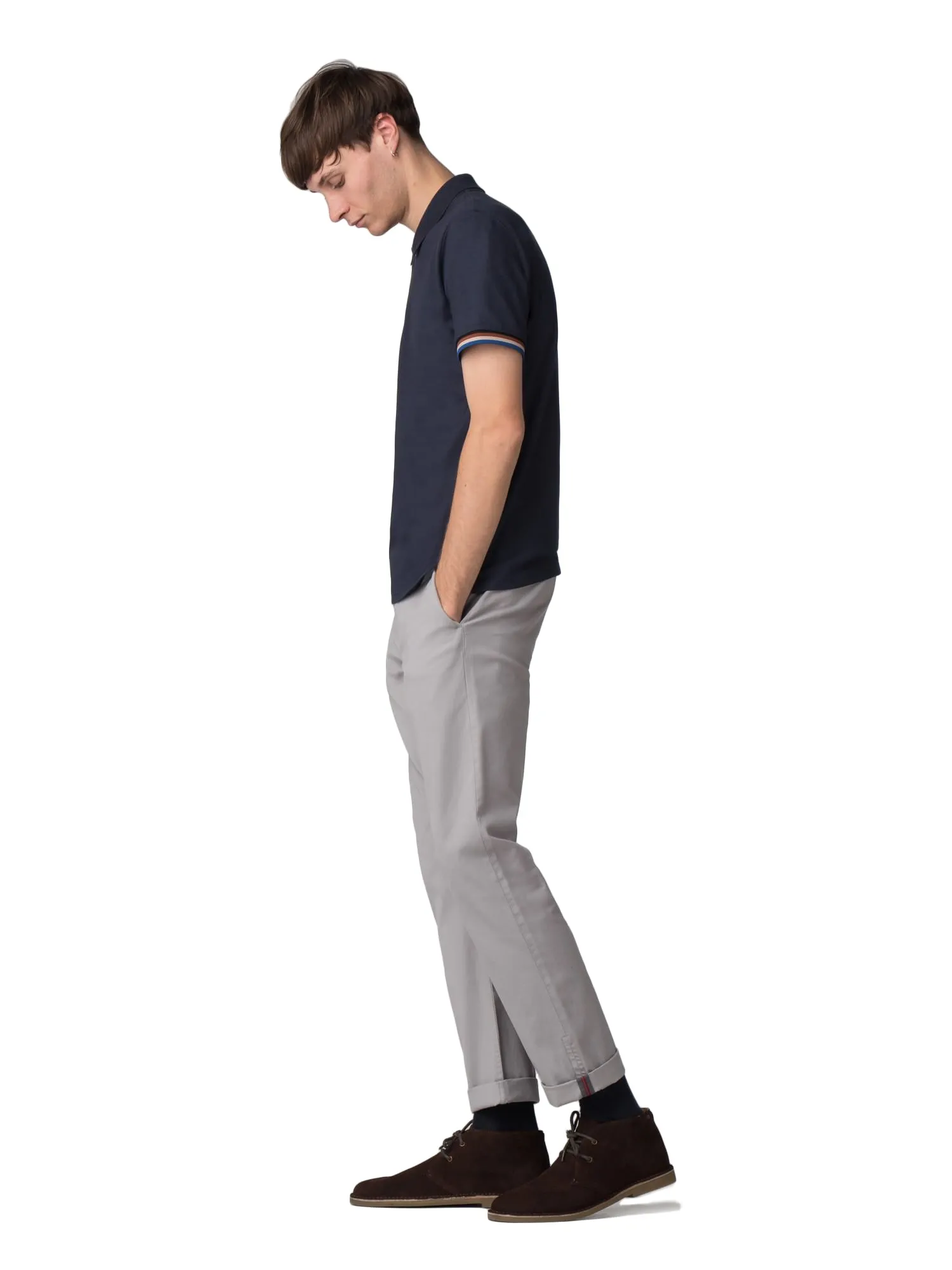 Slim Stretch Chino Pant - Light Ash sold by Ben Sherman product image thumbnail 4