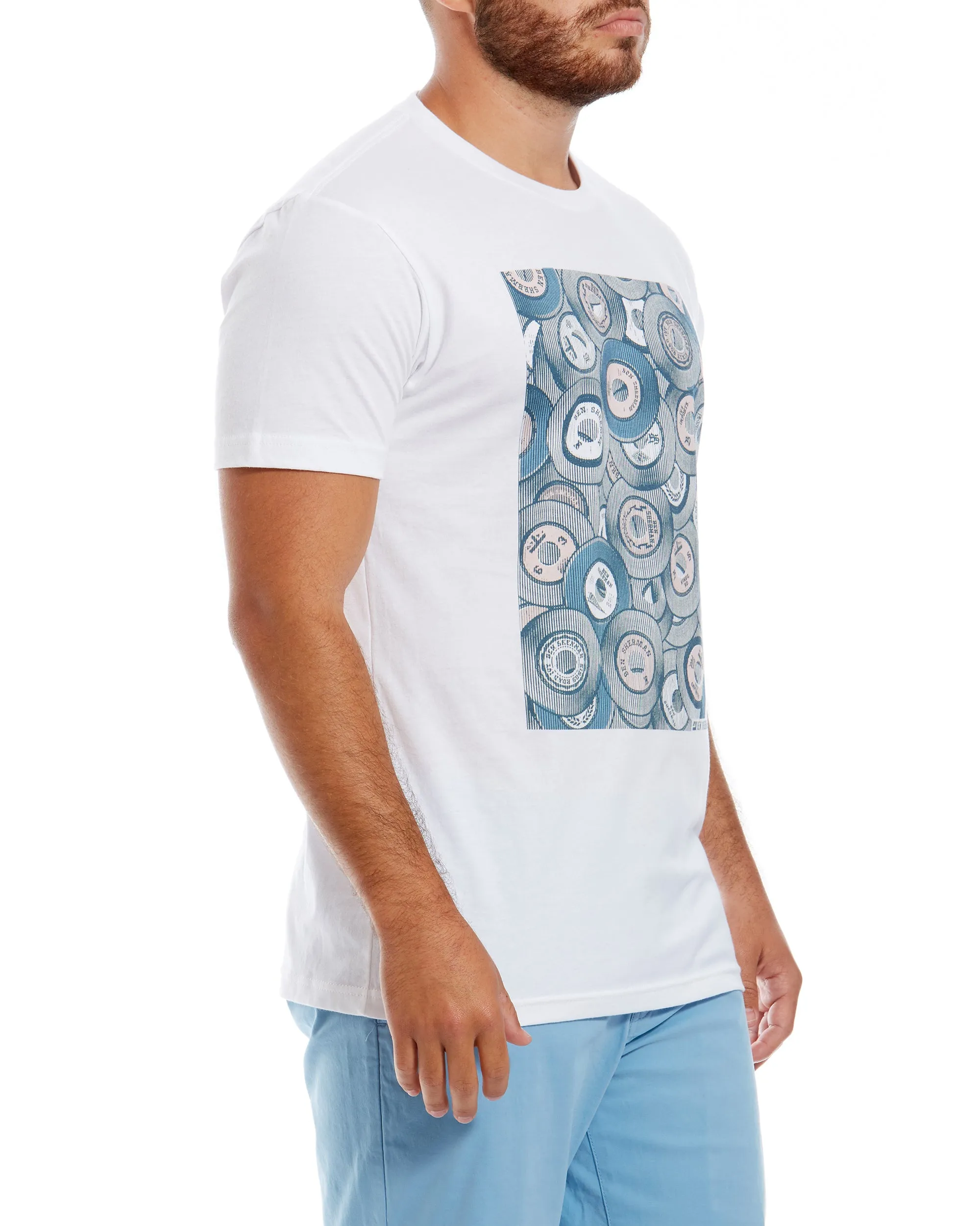Halftones Graphic Tee - White sold by Ben Sherman product image thumbnail 2