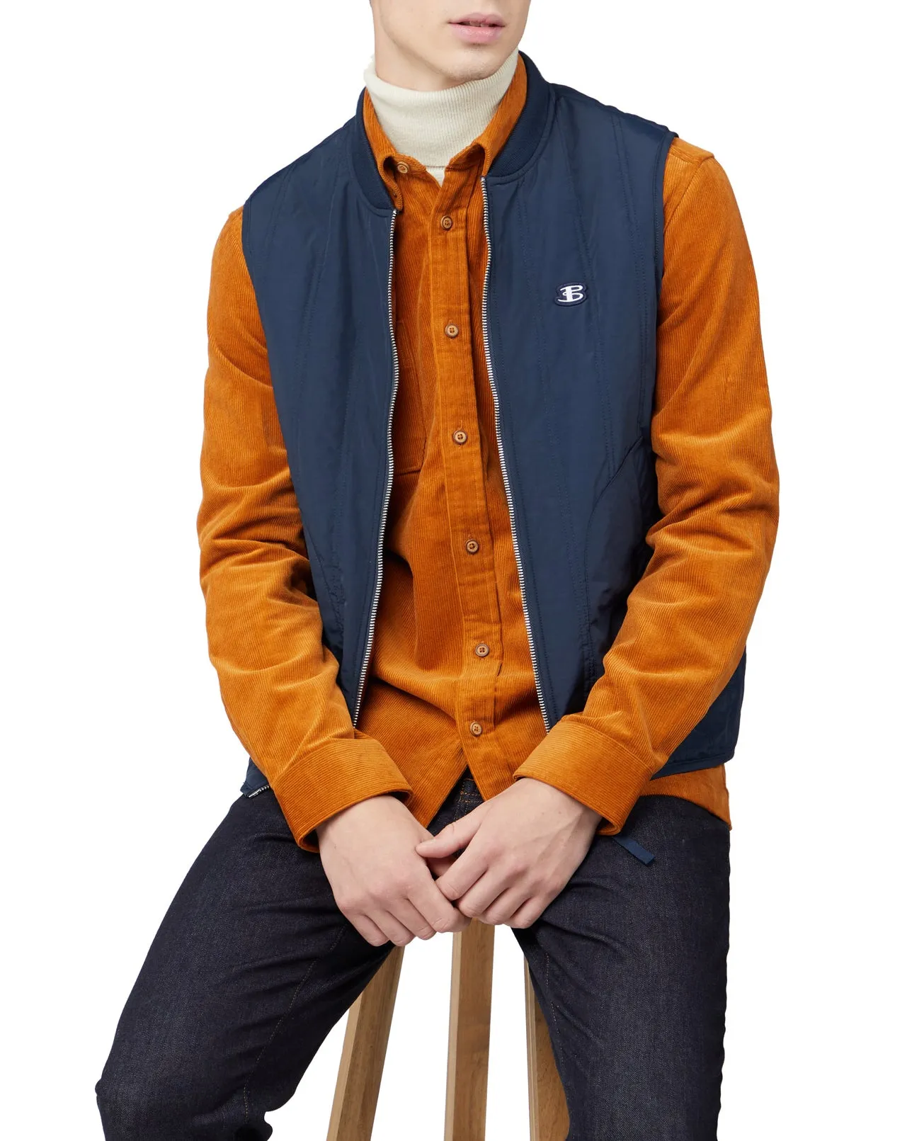 Cord Utility Shirt - Gold Metal sold by Ben Sherman product image thumbnail 4