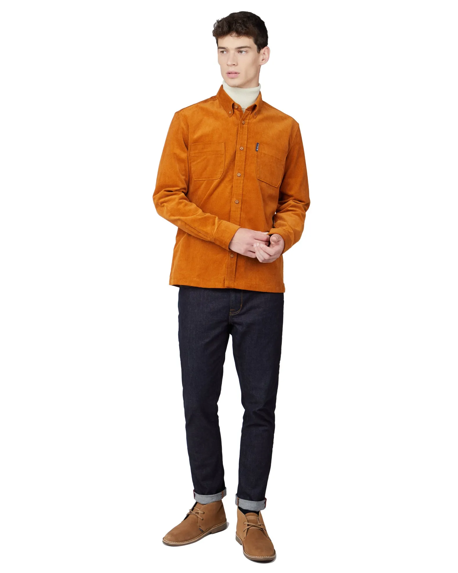 Cord Utility Shirt - Gold Metal sold by Ben Sherman product image thumbnail 5