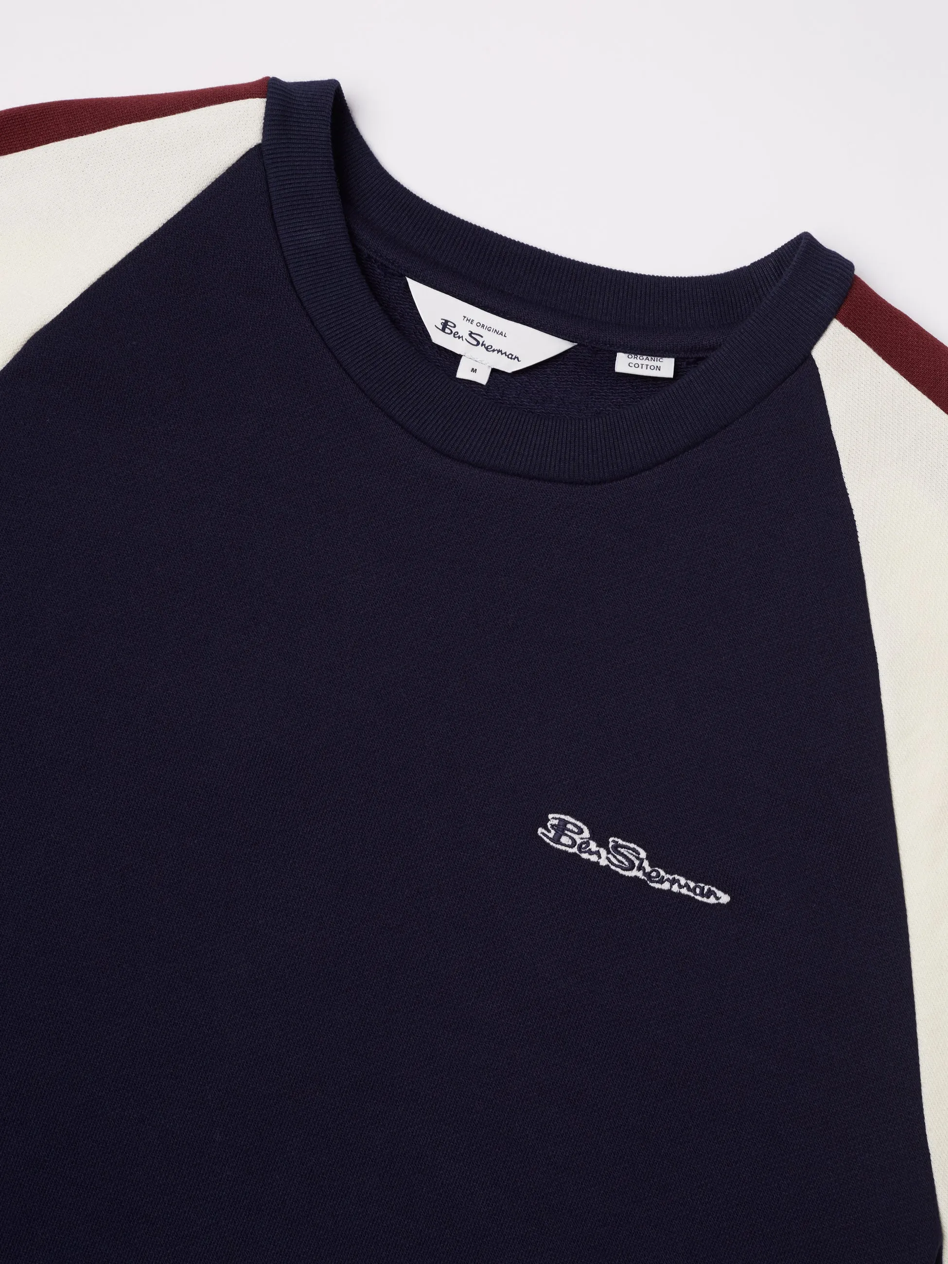 Color Block Crewneck Sweatshirt - Marine sold by Ben Sherman product image thumbnail 3