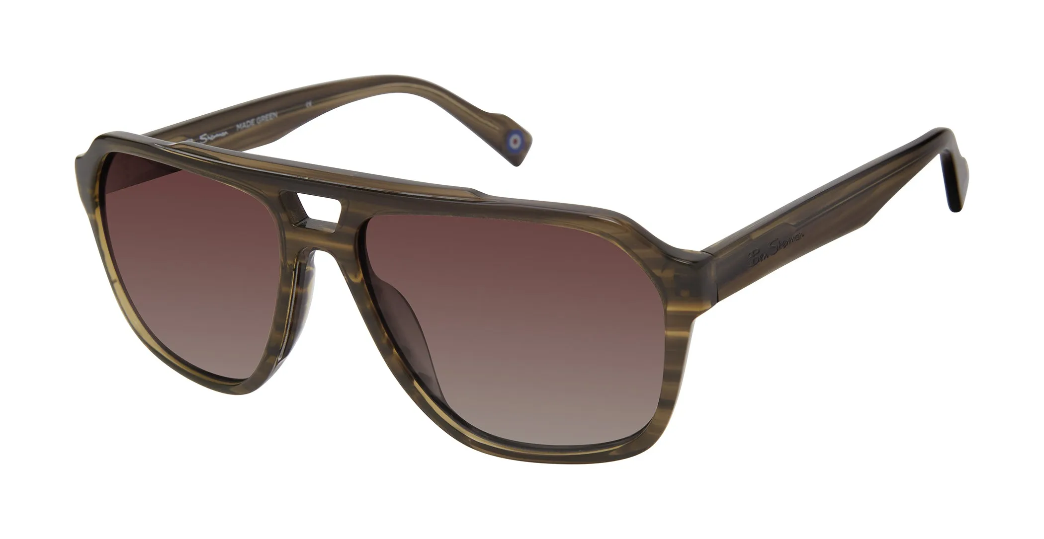 Manor Polarized Oversized Sunglasses sold by Ben Sherman product image thumbnail 2