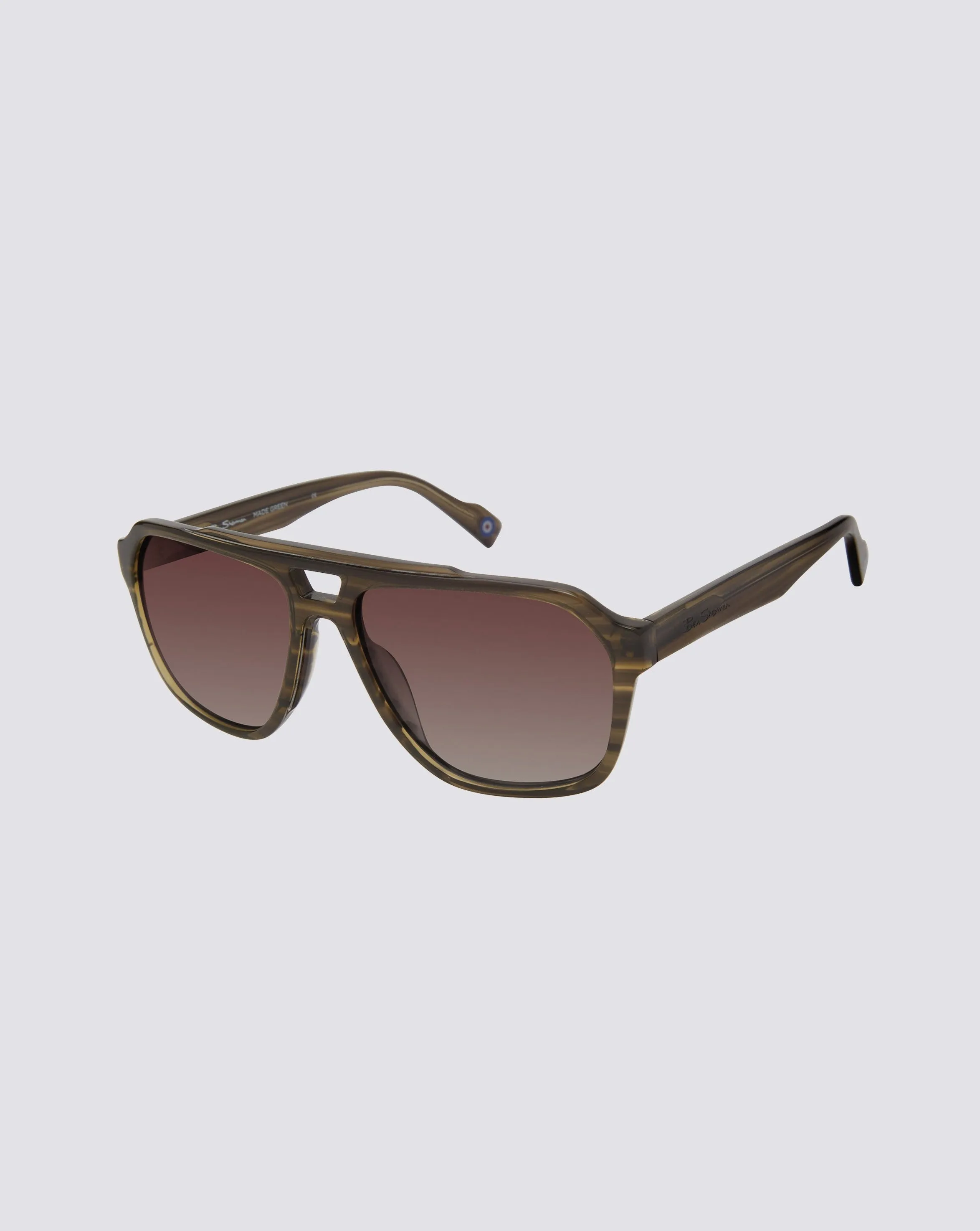 Manor Polarized Oversized Sunglasses sold by Ben Sherman