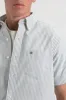 Brighton Oxford Green Bengal Stripe Shirt sold by Ben Sherman