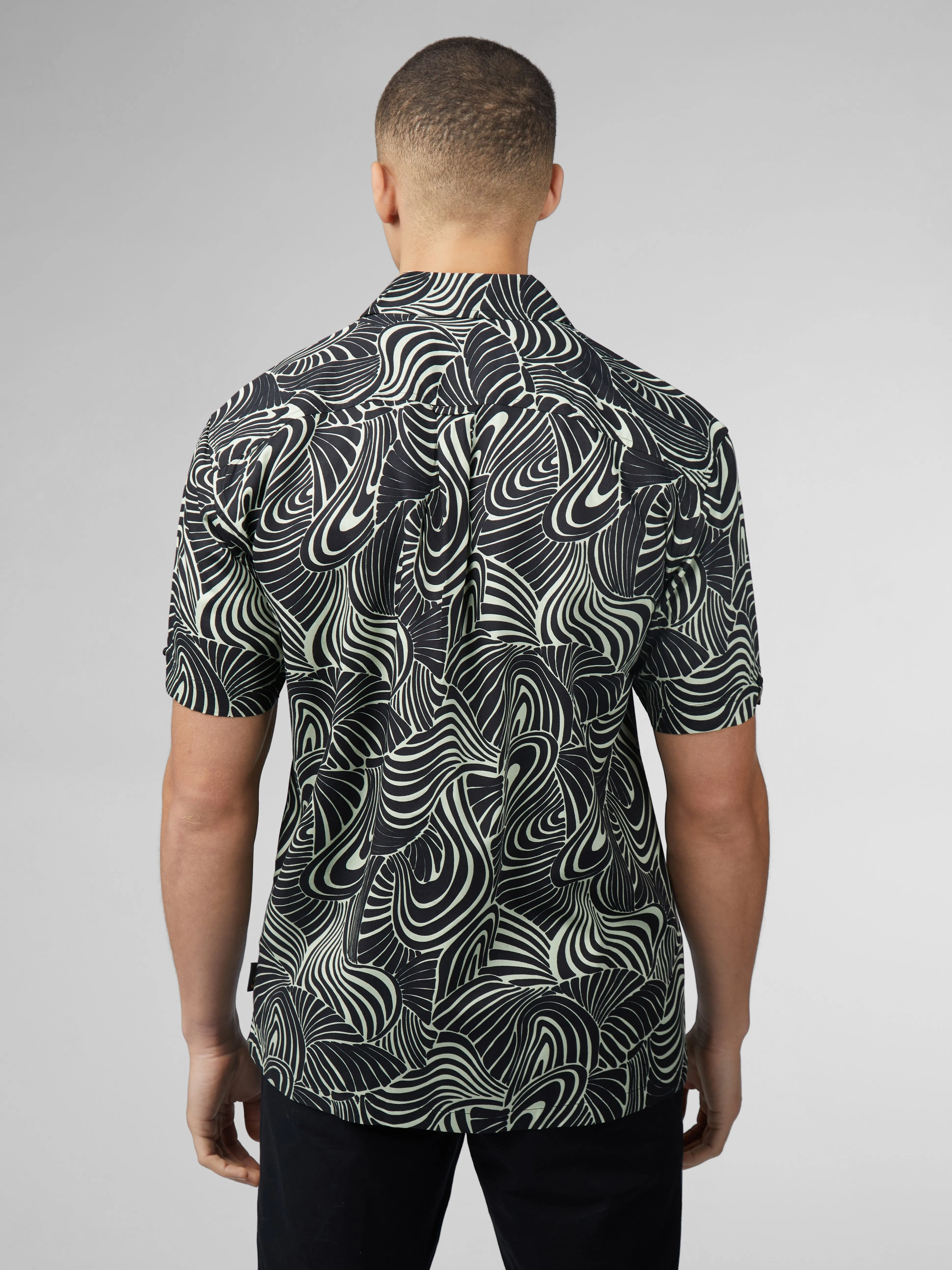 B by Ben Sherman Psychedelic Swirl Print - Mint sold by Ben Sherman product image thumbnail 4