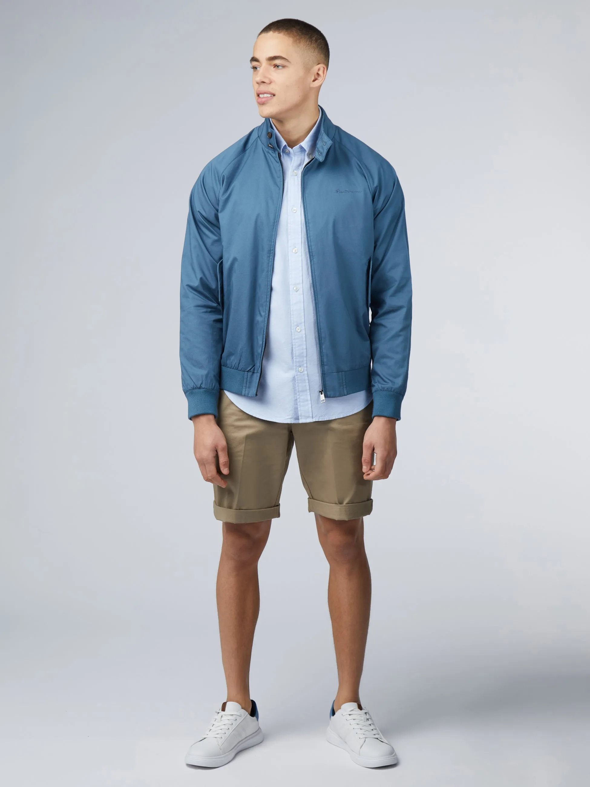 Signature Harrington Jacket - Teal sold by Ben Sherman product image thumbnail 2