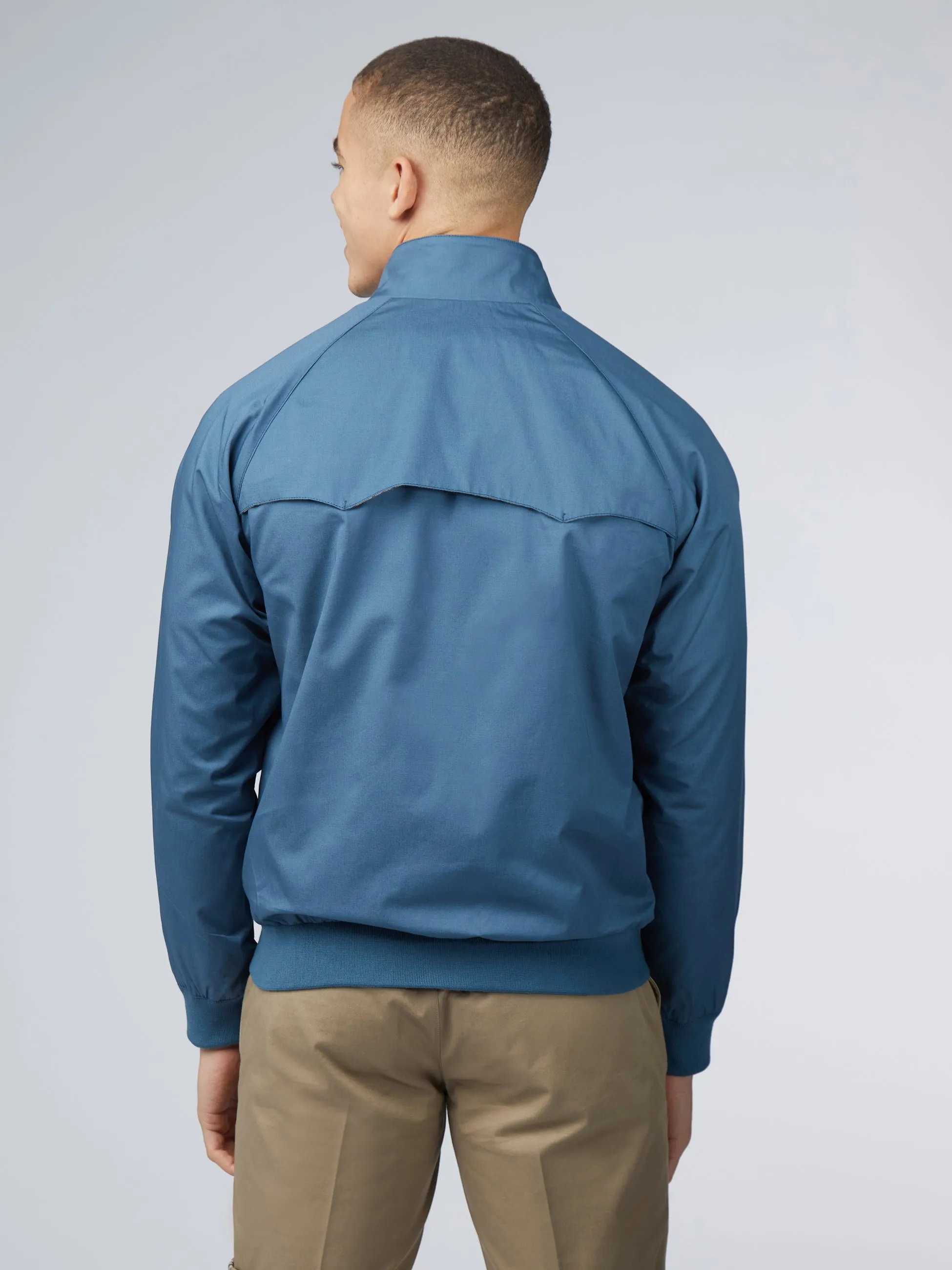 Signature Harrington Jacket - Teal sold by Ben Sherman product image thumbnail 3